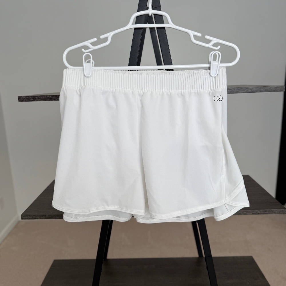 CALIA Swift Performance Shorts XXL White 3” Inseam Running NWT